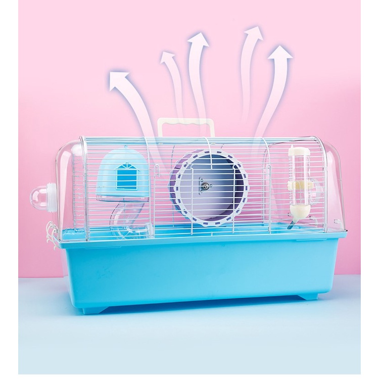 [TẶNG NHÀ TẮM] lồng biệt thự BOER 60cm dành cho hamster / sóc/ đuôi mập/rat/ dumbo