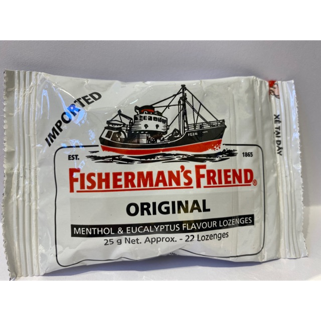 Kẹo Cay Con Tàu Không Đường Hương Khuynh Diệp Và Menthol FISHERMAN’s FRIEND 25g-0907836