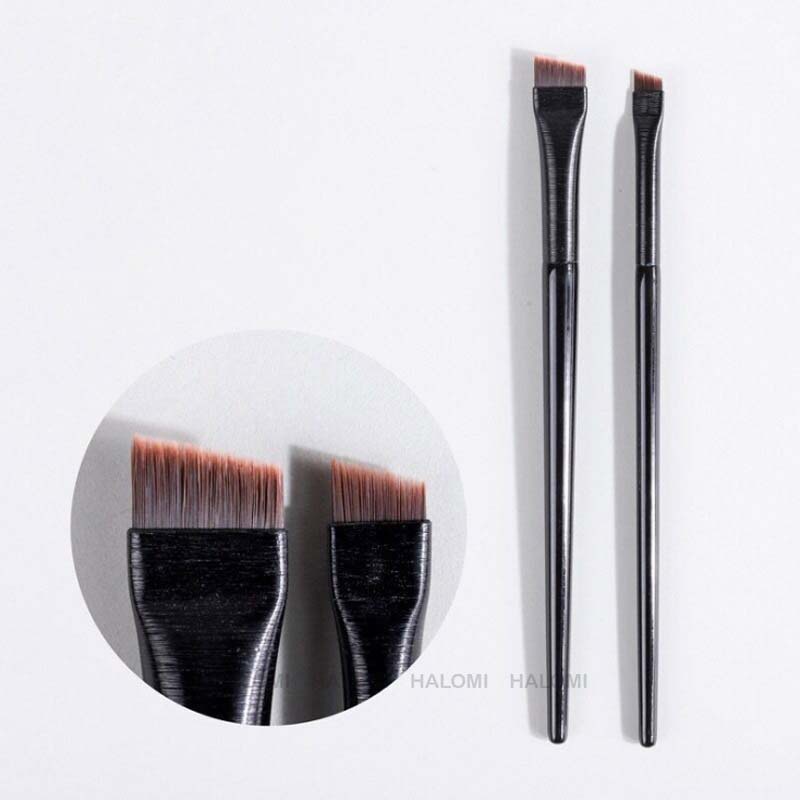 Cọ tém xéo vẽ chân mày, cọ kẻ eyeliner viền mắt nhỏ gọn tiện lợi chuyên dành cho makeup