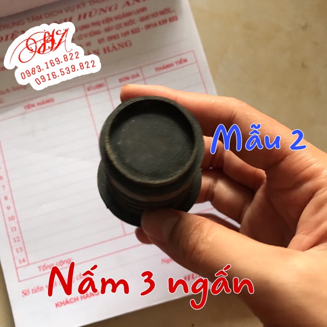 Nấm xả máy giặt 3 ngấn