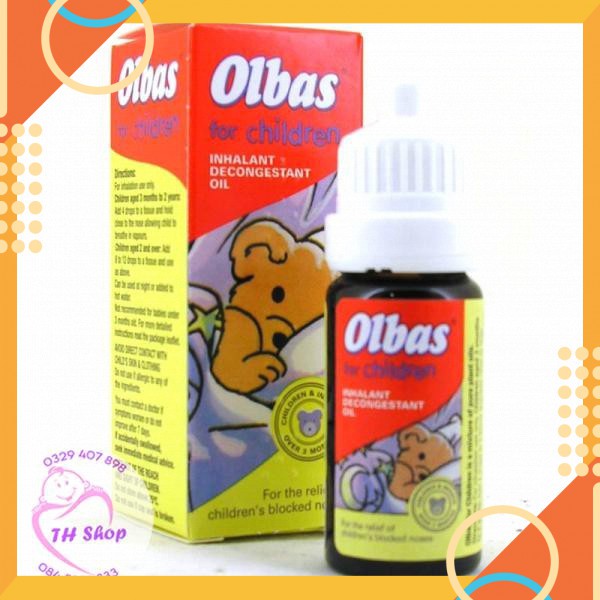 Tinh Dầu Xông Mũi Olbas Cho Bé Anh