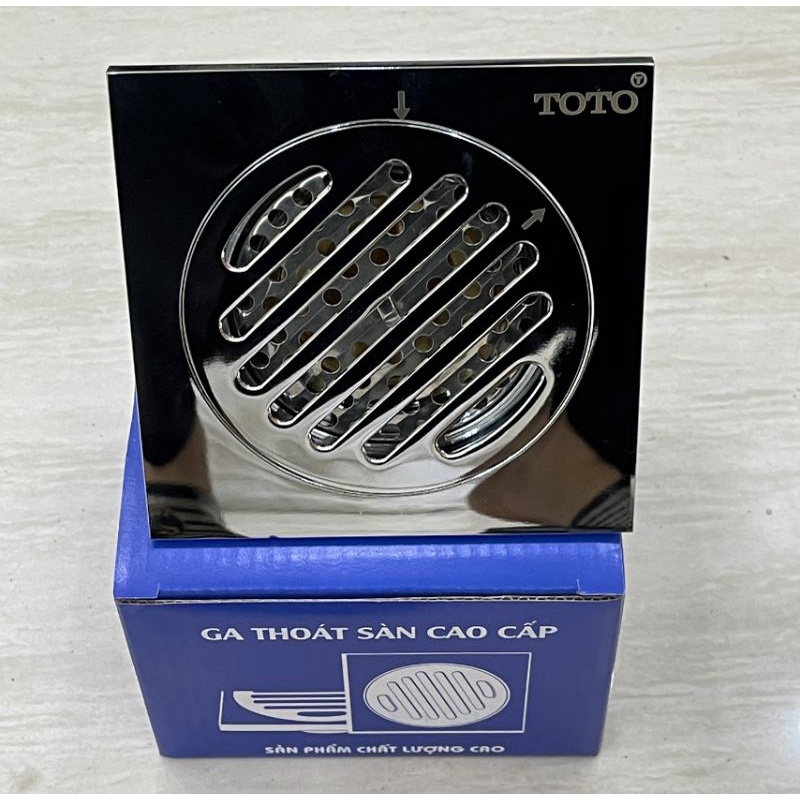 Ga thoát sàn toto đồng mạ niken- Crom khử mùi hàng cao cấp