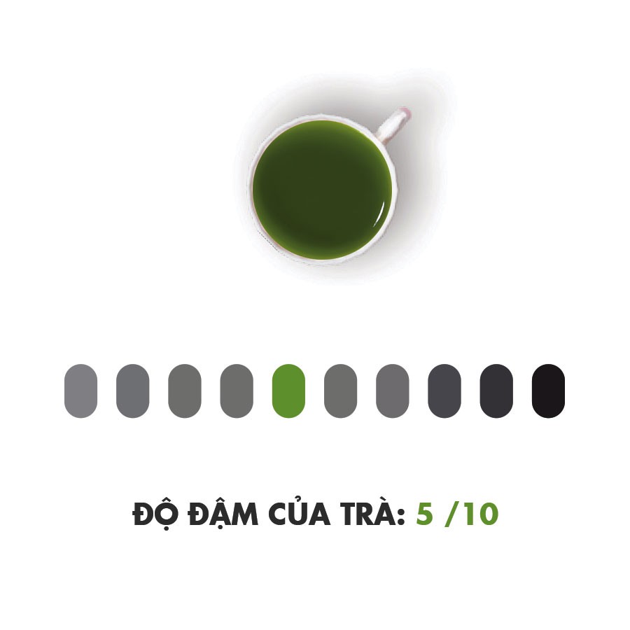 Bột Trà Xanh Matcha Nguyên Chất G551M Dotea 50g - Sắc Xanh Tươi Mới Độ Mịn Cao Mùi Oika Sâu Tự Nhiên