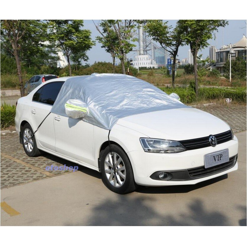 Tấm che nắng kính chắn gió vải Peva tráng nhôm cách nhiệt,phản quang model-OTOS01