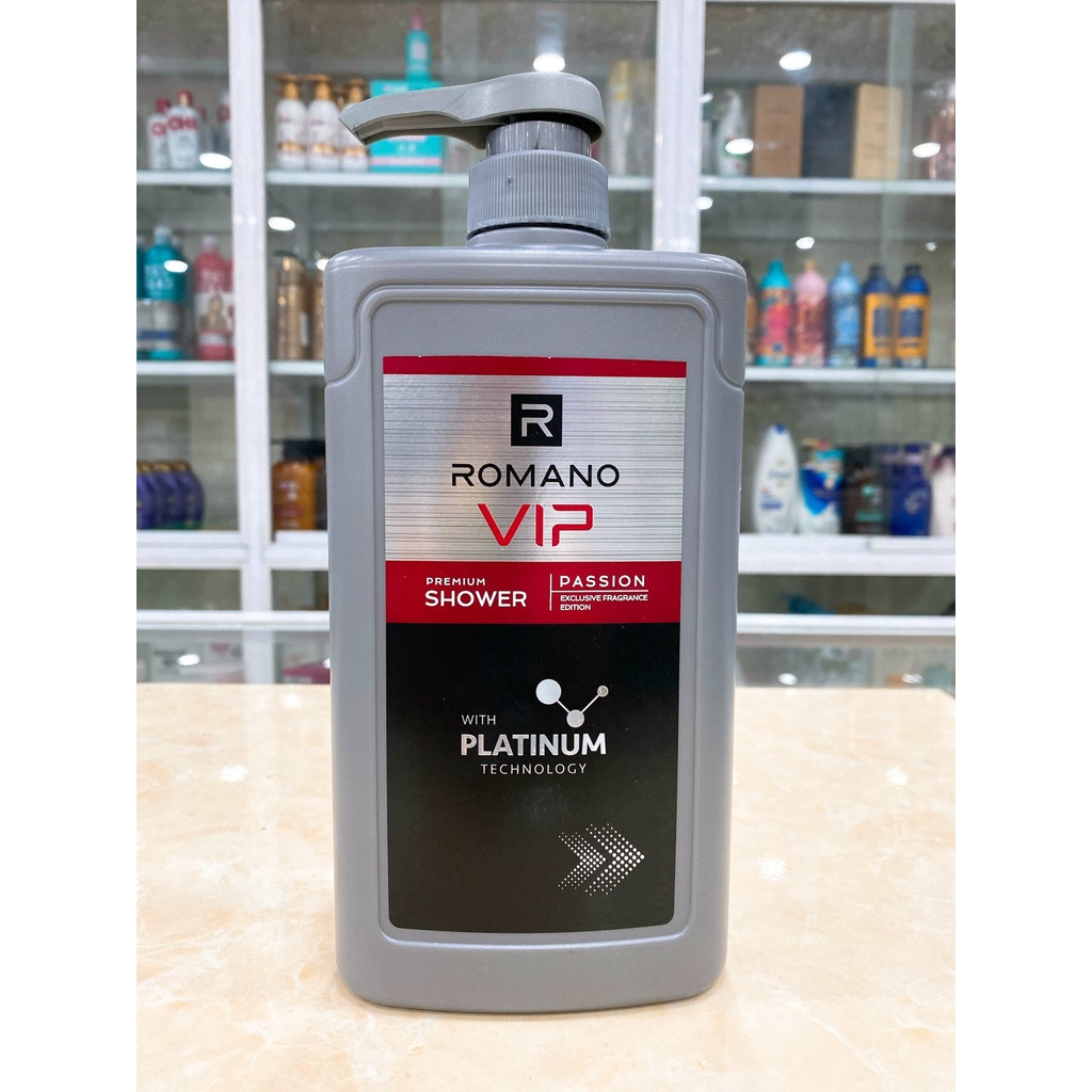 Dầu Gội - Sữa Tắm Romano VIP Công Ty 650g
