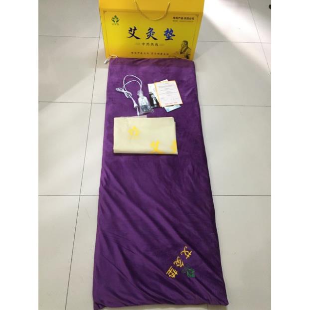 Thảm ngải cứu, Đệm sưởi ngải cứu đông y Trung Quốc, Điều trị đau vai gáy, nhức mỏi xương khớp, hàng chính hãng