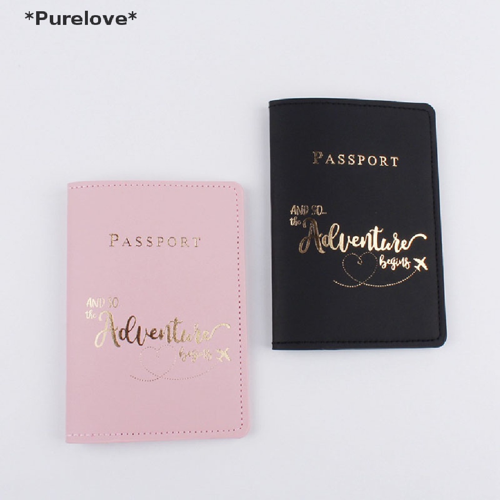 [Purelove] Ví Da PU Mỏng Đựng Hộ Chiếu Họa Tiết Bản Đồ Thế Giới Đơn Giản Thời Trang Cá Tính [Hot