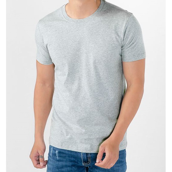 ÁO THUN TRƠN CỔ TRÒN MÀU XÁM TAY NGẮN NAM NỮ ( CÓ CẢ SIZE EM BÉ ) ATX-G1