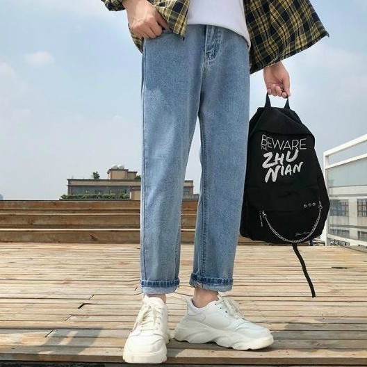 QUẦN BAGGY XANH TRƠN