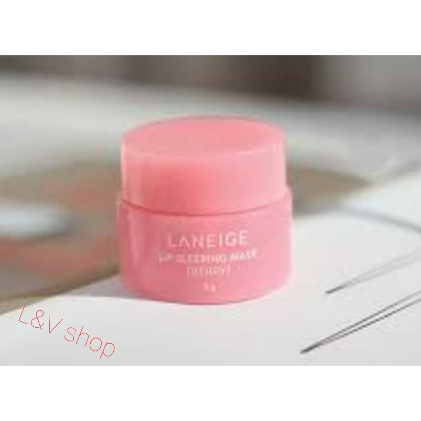 [L&V] Mặt Nạ Ủ Môi Laneige – Mặt nạ ủ môi Laneige Lip Sleeping Mask Berry 3g – Lấy Lại Đôi Môi Hồng Hào Mềm Mịn Tự Nhiên