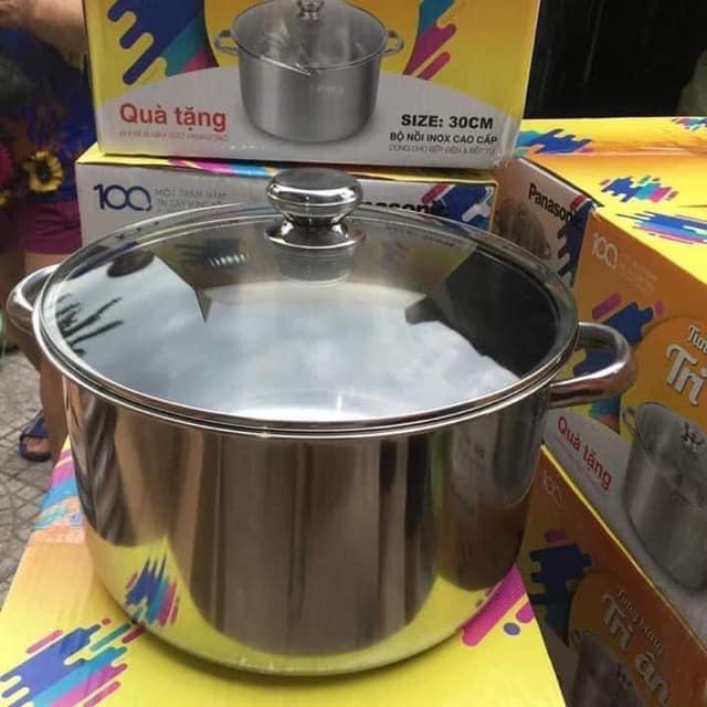 Nồi luộc gà PANA size 30 luộc được con gà 4kg