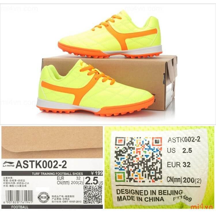 Giày bóng đá trẻ em Li-Ning TF