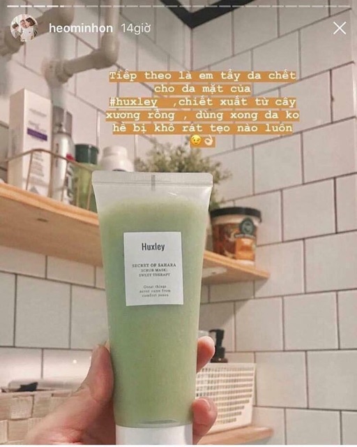 [FULLSIZE] MẶT NẠ TẨY DA CHẾT HUXLEY SCRUB MASK, HEALING MASK