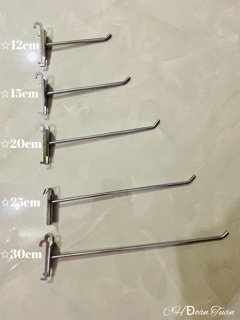 Móc Lưới Sắt Đa Dạng Độ Dài Xi/Đen/Trắng