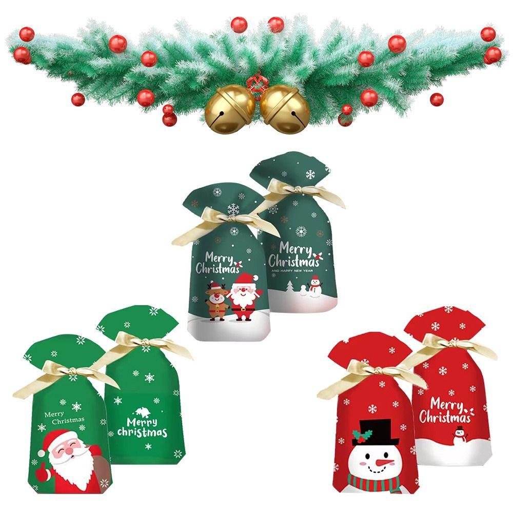Set 50 Túi Đựng Quà Giáng Sinh Nhiều Màu Sắc