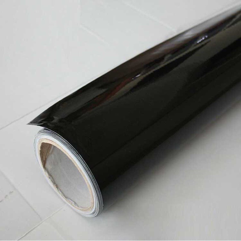 Decal Đen Bóng / Đen Mờ và Đen Sần Loại 1 Dày Đẹp Sẵn Keo Dán Xe ,Laptop,Oto