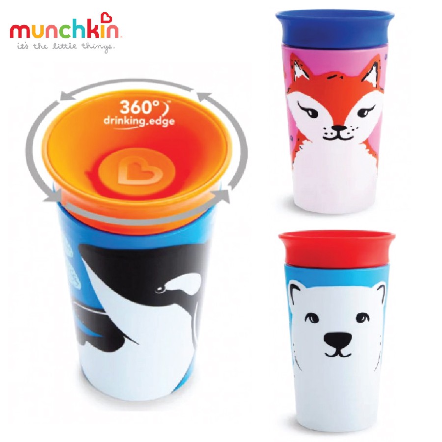 Cốc 360 độ Munchkin Deco chống đổ 266ml