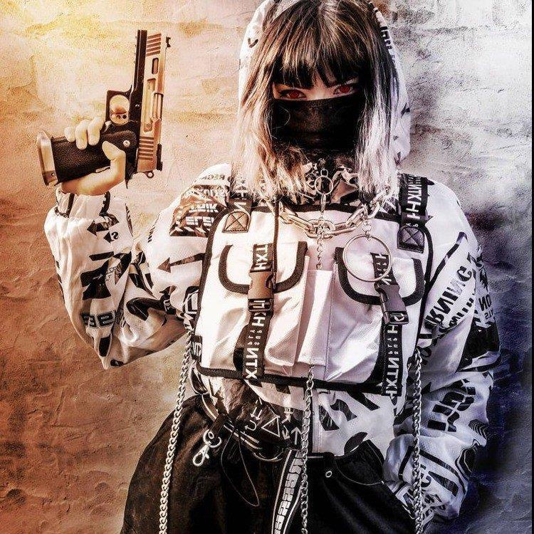 Túi Đeo Trước Ngực Phong Cách Hip Hop Thời Trang Cá Tính