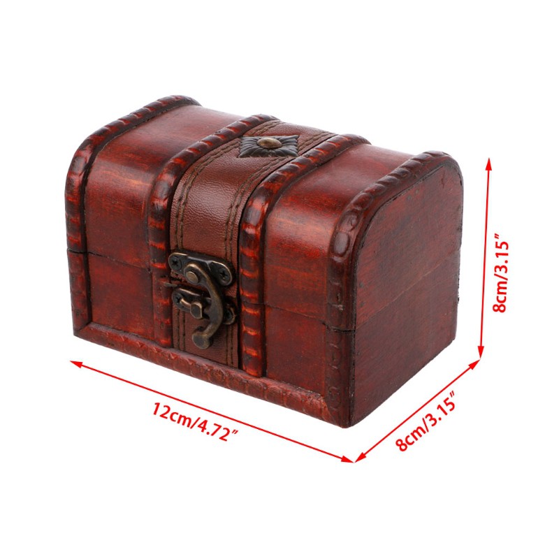 Hộp Đựng Đồ Bằng Gỗ Trang Trí Phong Cách Vintage