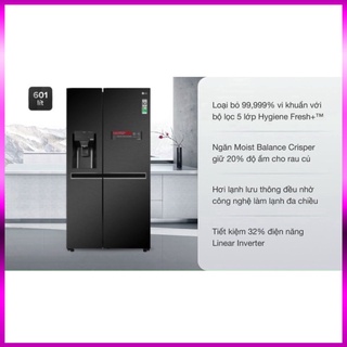 Tủ lạnh lg inverter 601 lít gr-d247mc
