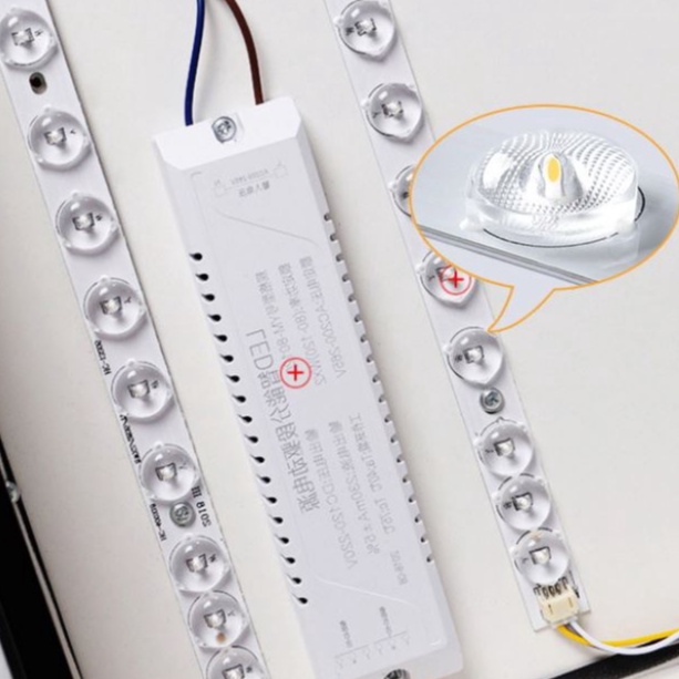 Đèn trần MONSKY LAYE hiện đại trang trí nội thất cao cấp 3 chế độ ánh sáng có khiển từ xa