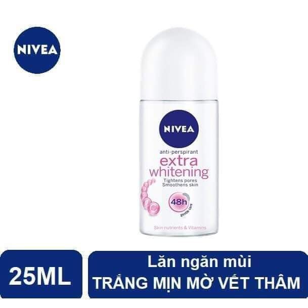 Lăn khử mùi Nivea Ngọc trai 25ml