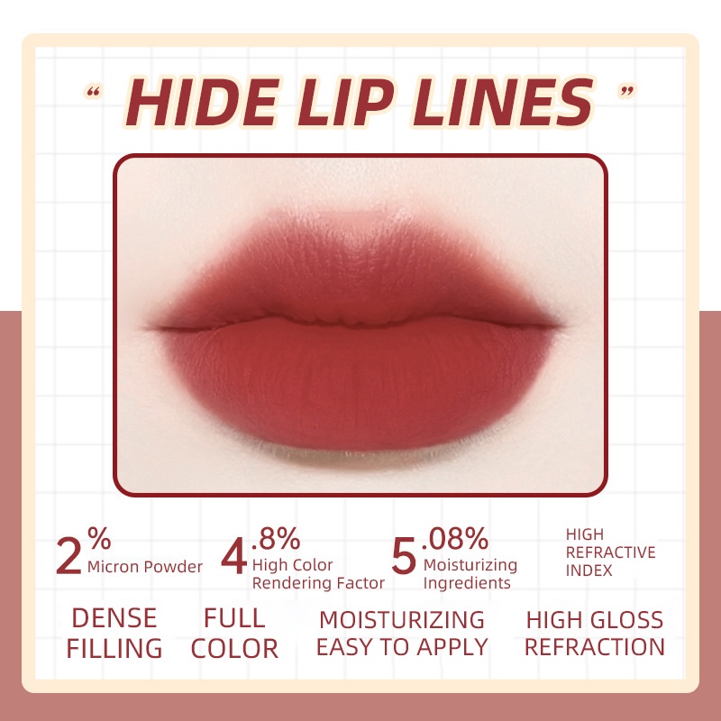 (bán nóng) Son Môi NOVO Không Phai Màu Không Dính Cốc Dành Cho Nữ Sinh