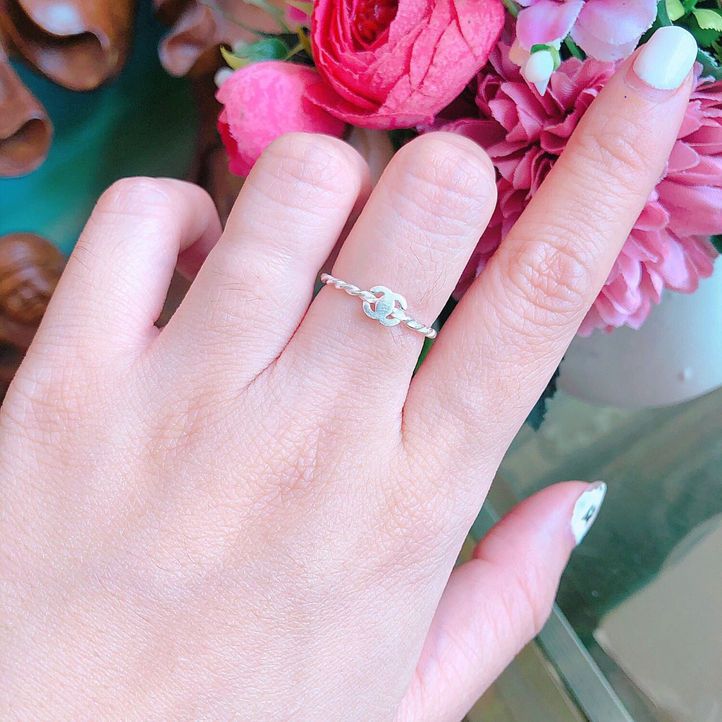 Nhẫn nữ, nhẫn siêu xinh bạc ta