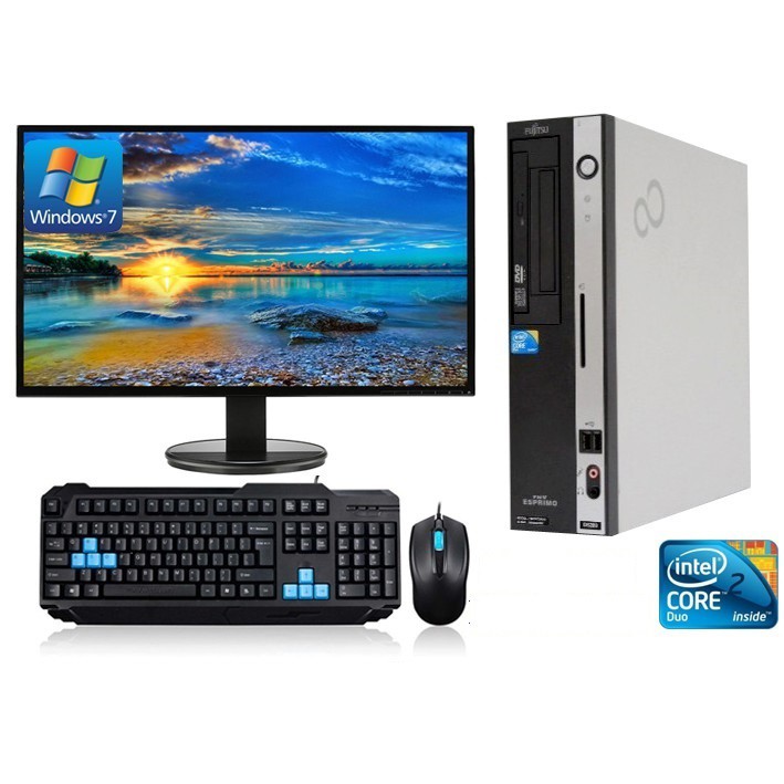Trọn Bộ Máy Tính Để Bàn Mini Fujitsu H77 LCD 19inch