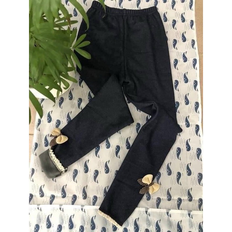 BÁN SỈ QUẦN LEGGING JEAN LÓT LÔNG BÉ GÁI