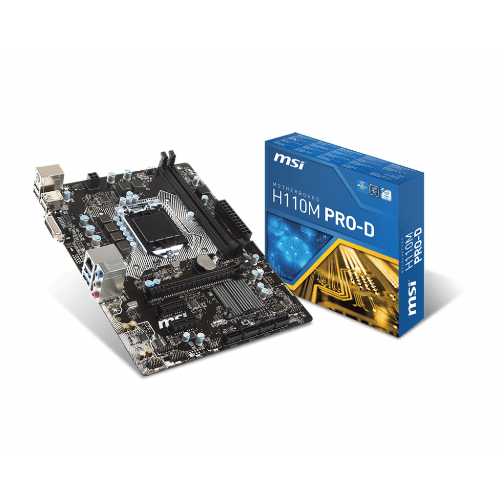 Main MSI H110M PRO-D (Chipset Intel H110/ Socket LGA1151/ VGA Onboard) - Đã Qua Sử Dụng