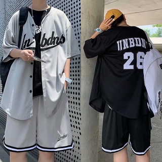 Bộ Đồng Phục Bóng Chày Gồm Áo Sơ Mi Tay Lửng Và Quần Short Thể Thao