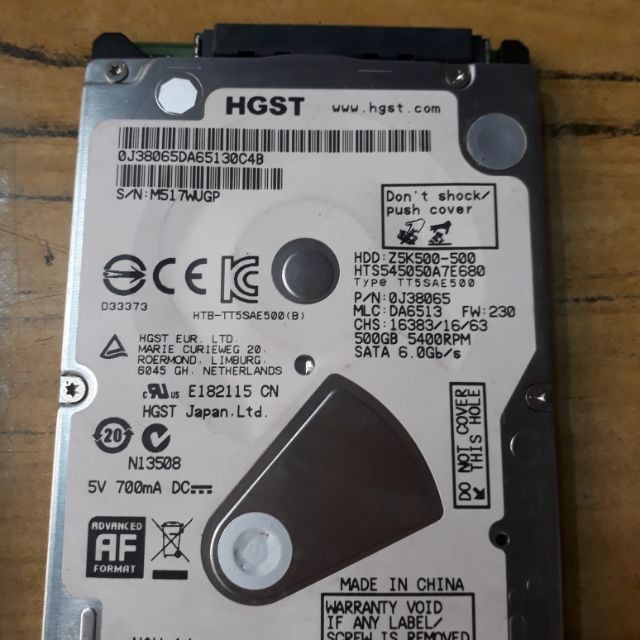 Ổ cứng hdd 250gb 320gb 500gb - Bóc máy - WD Seagate Hitachi HGST Toshiba - sức khỏe 100% - Bảo hành 6 tháng