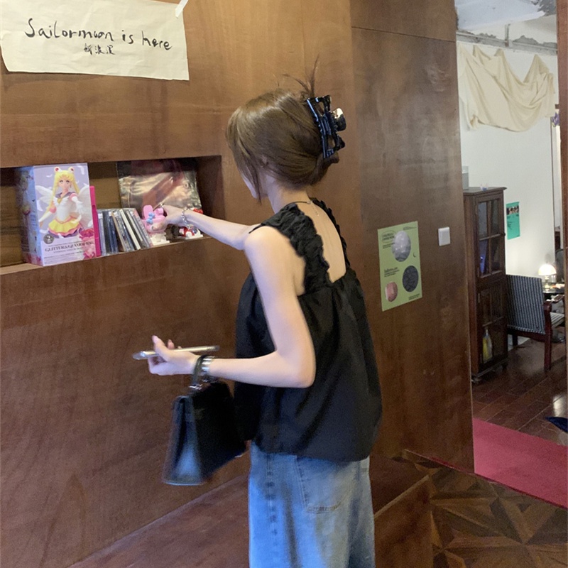 Áo Hai Dây Giảm Giá Họa Tiết Dễ Thương Dành Cho Nữ