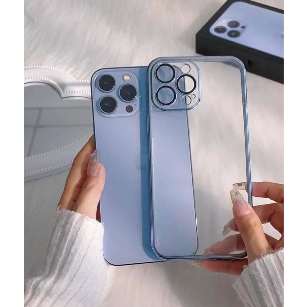 Ốp kính bảo vệ camera TOTU mạ viền màu cho iPhone 15/15pro/15promax/14/14Plus/14pro/14Promax/13/13pro/13promax OP184