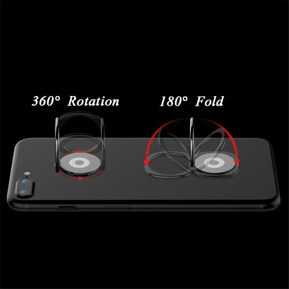 Set 2 Nhẫn Đỡ Điện Thoại Bằng Hợp Kim Nhôm Siêu Mỏng Xoay 360 Độ Đa Năng Tiện Dụng