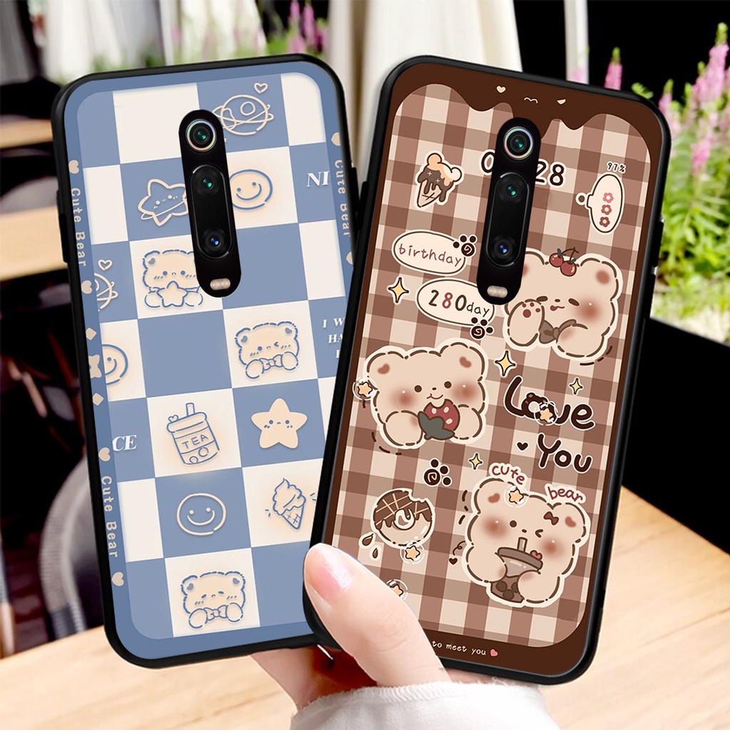 Ốp lưng Xiaomi MI 9T / MI 9T PRO / K20 / K20 PRO in hình 3D GẤU cute be@r, soda, happy day cực hot ,thời thượng
