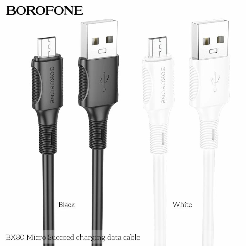 Dây Sạc Nhanh BX80 Micro, TypeC, I.P Dài 1M, Cáp Sạc 3.0A Chính Hãng Bảo Hành 1 Năm