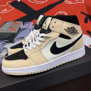 (Ảnh thật + video) Giày thể thao sneaker cao cổ vàng nhạt