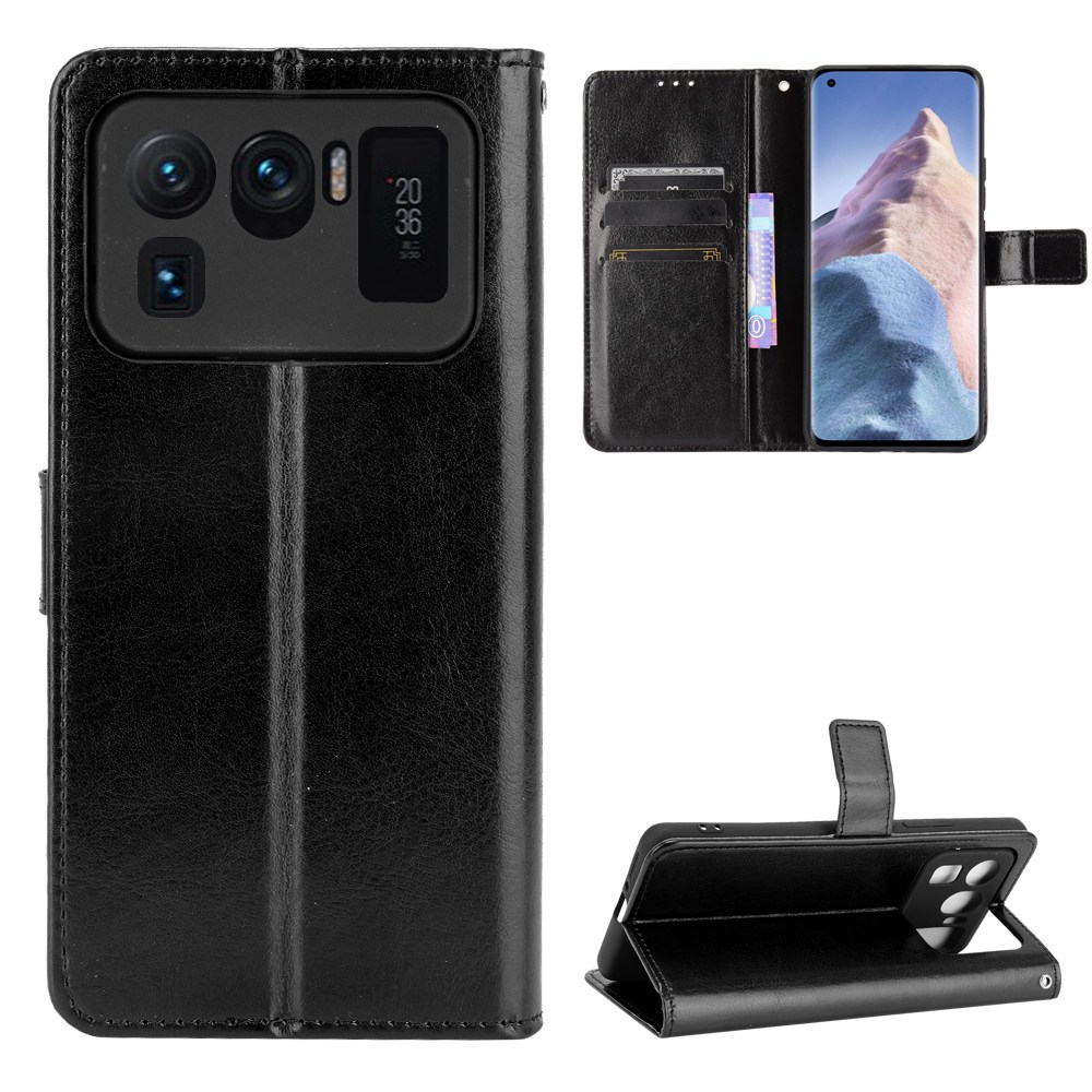 Ốp Điện Thoại Da PU Nắp Gập Tích Hợp Ví Đựng Thẻ Và Dây Đeo Sang Trọng Dành Cho Xiaomi Mi 11 Ultra Xiomi Mi11 Ultra