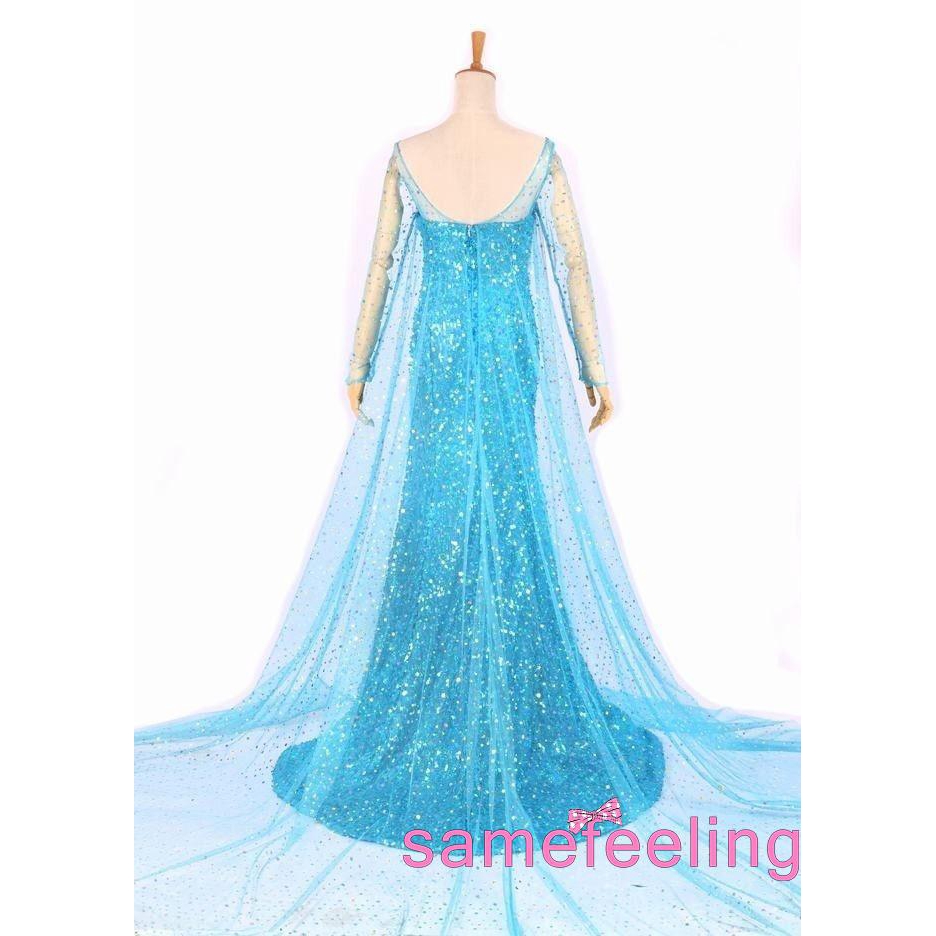 Bộ Váy Hóa Trang Nữ Hoàng Băng Giá Elsa