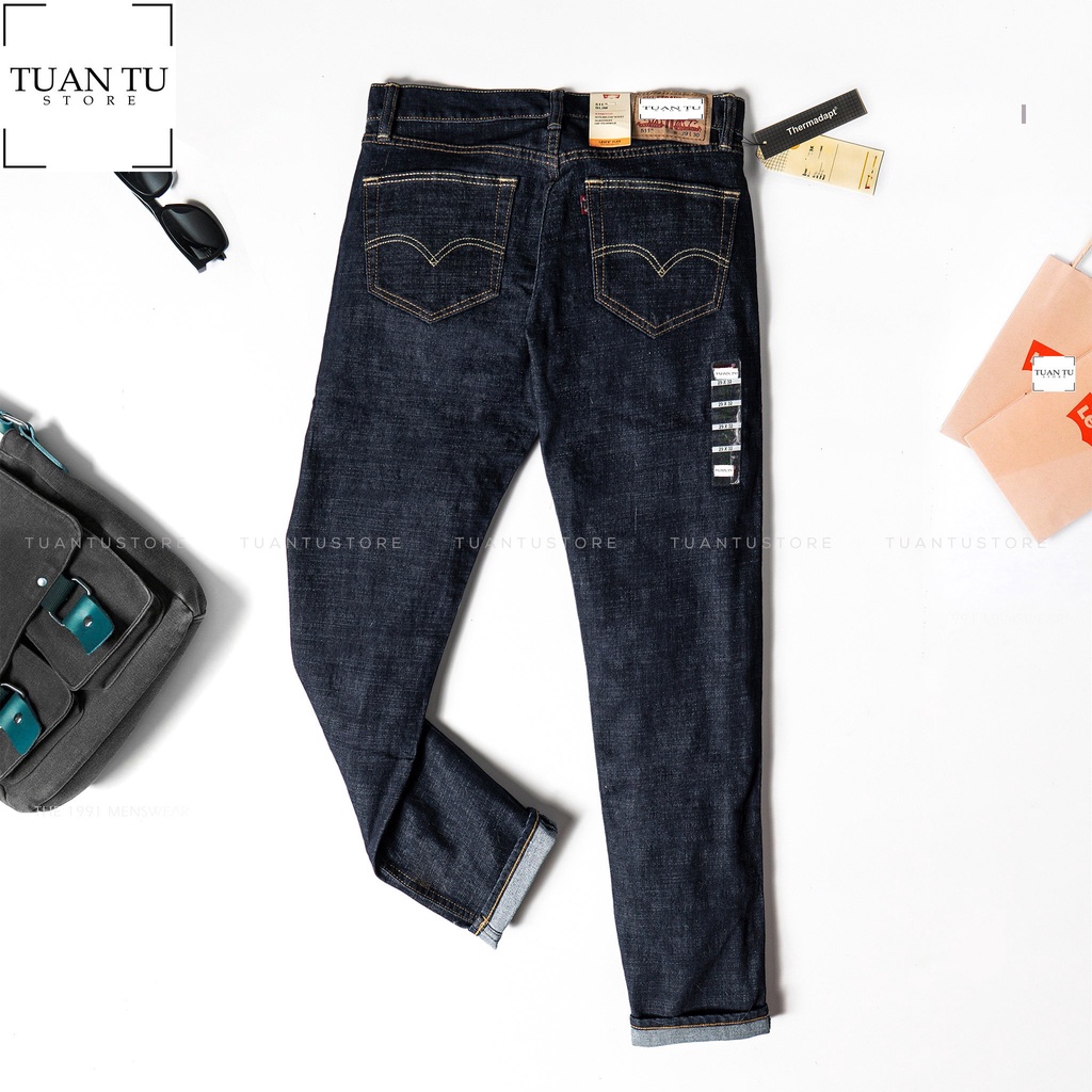 Quần Jean nam LV 511 cambodia (Form ống đứng Slimstrecth ,ống quần 17cm đến 19m,chất vải co dãn) t24 | BigBuy360 - bigbuy360.vn