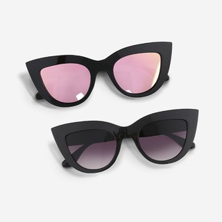 Mắt kính mát nữ mắt mèo gọng kính nhựa UV400 Jaliver Young SP – 1039Y