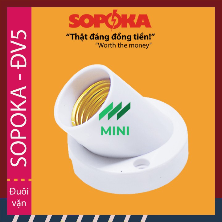 Đui Đèn Xoáy Chống Vỡ Chịu Nhiệt SOPOKA-ĐV5