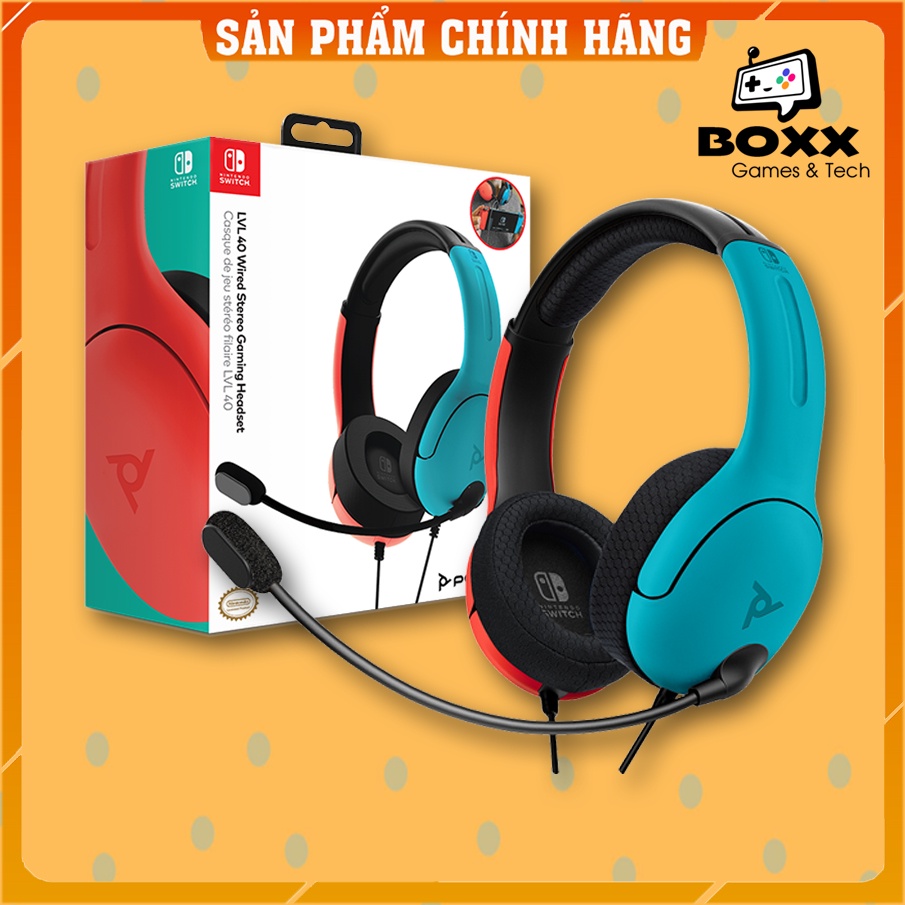 Tai nghe chơi game cho Nintendo Switch, PC, Laptop, Điện Thoại PDP Gaming LVL40