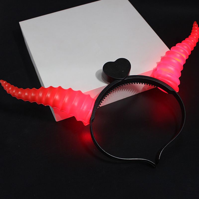 Băng Đô Cài Tóc Hình Sừng Hươu Có Đèn LED Phát Sáng Độc Đáo