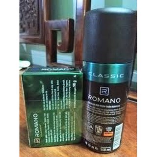 Xịt khử mùi Romano 150ml