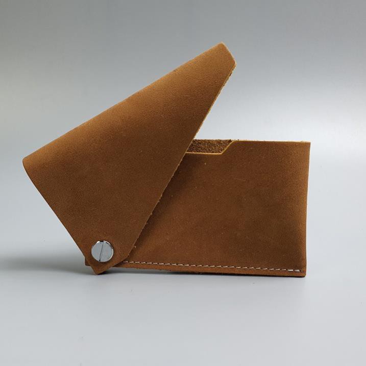 Ví card da bò sáp MN119 - 100% da bò thật, BH 3 năm, ví nhỏ, ví mini