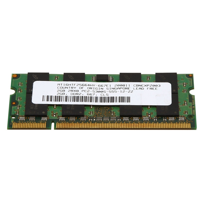 Thẻ Nhớ ram 2gb ddr2 ram 667mhz pc2 5300 1.8v 200pin Cho intel amd ffefhrudh