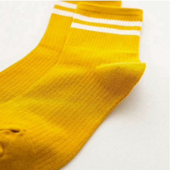 Tất Cotton Cổ Cao Thời Trang Hàn Quốc Dành Cho Nam Và Nữ